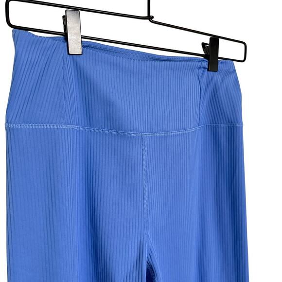 Girlfriend Collective Mid-Rise Rib Leggings Lake Blue Legging Size Medium - Picture 3 of 4